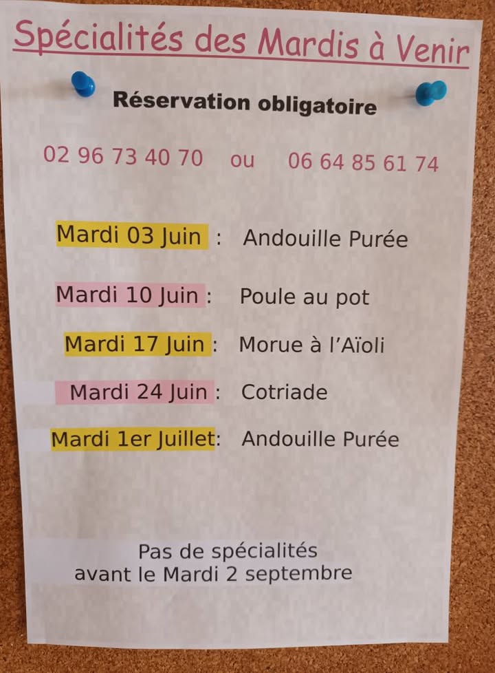 Specialites du mois de Juin A emporter ou dans 1 1226240405962788 - Accueil